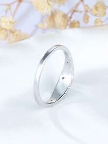 Tsnamer 1枚蓝色珐琅星空戒指，女士款式，月亮、星星、行星、夜空，星空主题首饰，送给闺蜜的礼物 - Star Moon - 查看 5