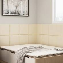 Cycleader 10片装北欧ins风格轻奢浮雕墙板3d立体纹理软包墙贴即撕即贴防撞墙贴pu皮革墙贴墙纸可裁剪可撕可弯曲易粘贴易保养送礼生日毕业房间装饰家居装饰墙面装饰浴室装饰卧室装饰房间装饰用品客厅装饰家居装饰客厅墙面艺术墙纸贴纸个性贴纸 - 彩色 - 查看 10