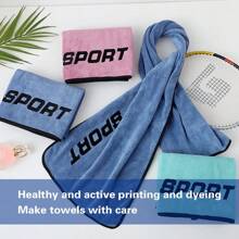 8pcs/4pcs/1pc Sports Towel, Fitness Towel, Club Towel, Convenient And Durable, Sweat-Absorbent And Quick-Drying, Hook Design, Machine Washable, Suitable For Sports Sweat Wiping, Gym, Running, Yoga And Outdoor Activities - Multicolor - View 8