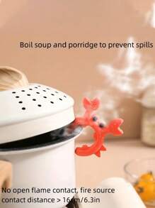 1pc Crab Shaped Silicone Utensil Rest, Heat Resistant Kitchen Tool Holder, Indispensable Cooking Accessory - Multicolor - View 3