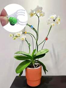 12pcs Ladybug Modeling Plant Clip, Gardening Decoration, Practical.