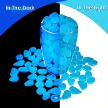 2000pcs/Bag Luminous Sand, Wishing Star Bottle, Fluorescent Landscaping, Horticultural Aquarium Set, 50g Fluorescent Particles Of Light-Emitting Small Gravel Paving