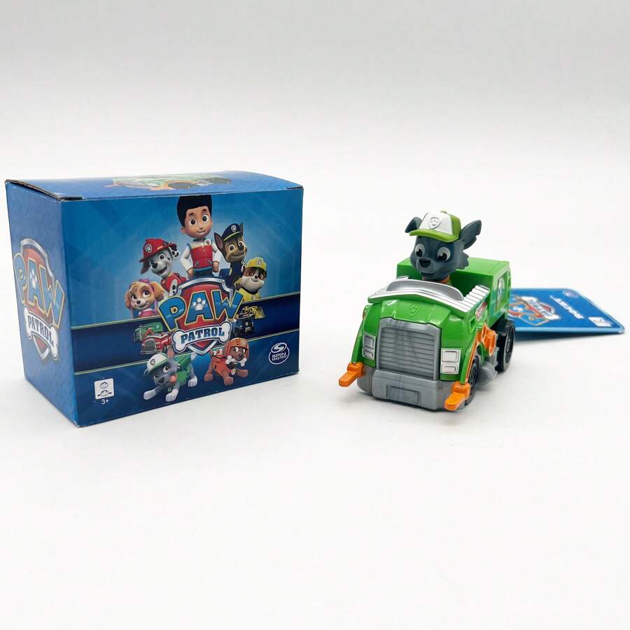 Spin Master 洛奇的回收卡车，带收藏人物的玩具卡车，具有可持续发展意识的儿童玩具，适合 3 岁及以上的男孩和女孩 - ROCKY - 查看 1