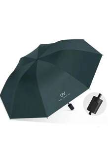 1 pieza Paraguas plegable de moda impermeable con protección UV, estilo casual, apertura/cierre manual, 8 varillas, estructura de hierro y plástico, dosel de 190T, accesorio unisex para clima lluvioso al aire libre, selección de primavera y verano, regalos para damas de honor, decoración de habitación y dormitorio, playa, viaje, para hombres, para mujeres, vacaciones, Día de la Mujer, artículos esenciales de viaje, recuerdos de boda, Y2k, dormitorio, accesorios de coche para mujeres, decoración de cocina, cosas lindas - Multicolor - Ver 15