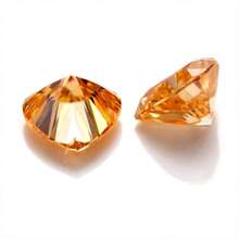 [1CT 6.5x6.5mm] 1 pieza/2 piezas/5 piezas Al por mayor Moissanita en forma de corazón con claridad VVS1 y color D, en colores negro y champán, se puede usar para incrustar joyas