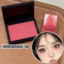 HERORANGE轻盈哑光腮红 质地细腻 自然柔和 低饱和度 哑光修容腮红 提亮 防水 防汗 情人节 音乐节 必备礼物 - 彩色 - 查看 12