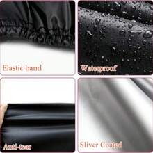 Outdoor Bike Storage Tent - All-Weather Waterproof UV-Resistant Cover For Bicycles & Mobility Scooters - Black - View 5