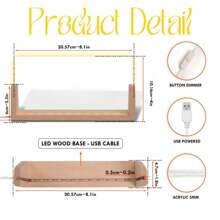 Personalized Grandmas Garden Birth Month Flower LED Night Light, Moms Garden Flower Light Up Sign, Mother's Day Gift For Grandma Mom Mama - Multicolor - View 5