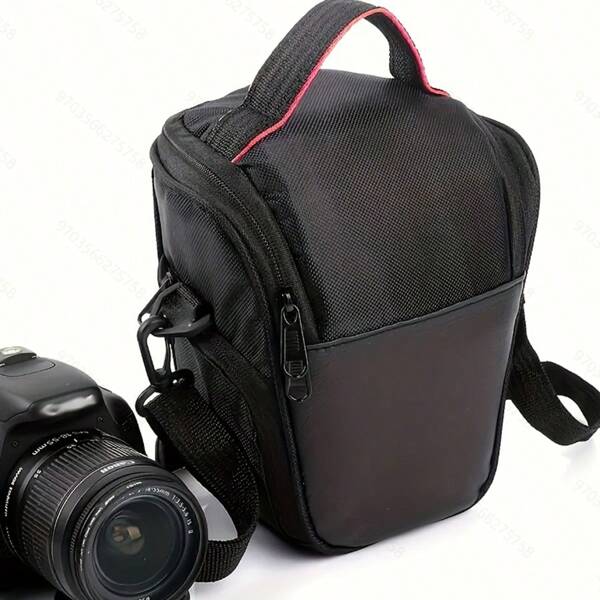 1pc Compact Camera Bag Suitable For DSLR Cameras, Telephoto Lenses, DV Cameras, Small Drones, Fits Both Men And Women