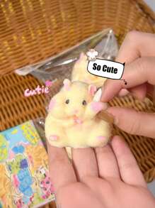 圣诞装饰 1/5 件可爱减压仓鼠，柔软粘性减压玩具，可爱的东西，Taba Squishy，旅行便携式坐立不安挤压玩具，Squisy，蓝色，粉色，适合所有年龄段的自闭症患者、办公室工作人员、学生，理想的节日礼物 - 彩色 - 查看 5