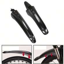 2pcs Durable Bike Fenders With Sleek Hollowed-Out Design - Easy Clean, High Toughness For 20/22/24" Mountain Bikes - Essential Riding Accessories - Multicolor - View 8