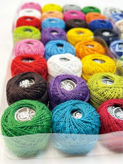 Set de 8/12/16 colores de hilos de bordado - Colores mixtos, colores sólidos, colores duales, adecuados para tejer a mano, ganchillo, punto de cruz y accesorios hechos a mano