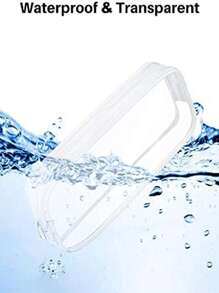 10个/8个/5个/3个/1个装夏季透明铅笔袋，透明考试铅笔盒，防水PVC拉链化妆品收纳袋，旅行行李化妆包（白色），文具 - 無色 - 查看 2