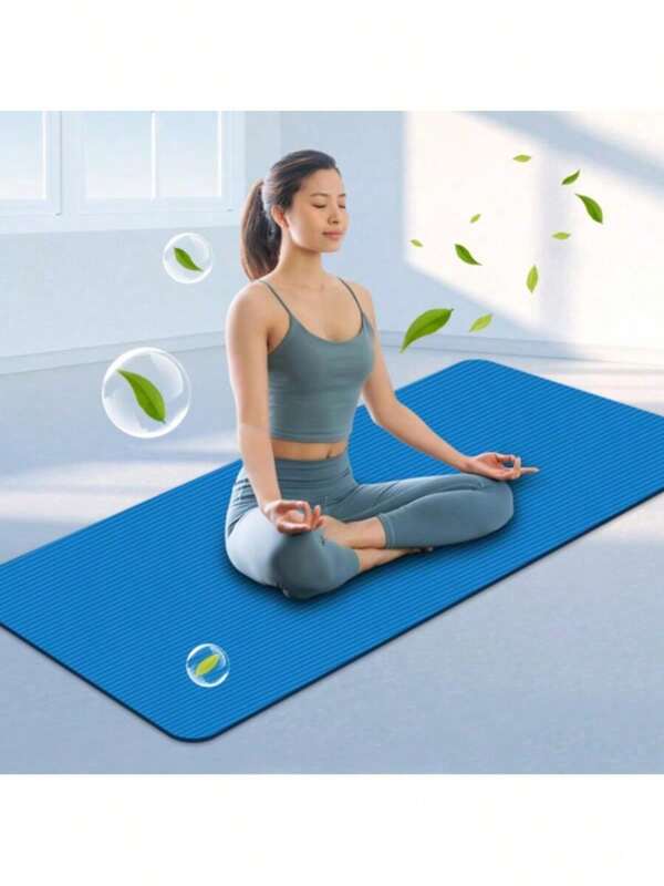 Yoga-Matte für Anfänger, zufällige Farbe, rutschfeste Fitness-Matte für Zuhause für Damen und Herren, hochdichte Yoga-Matte, rutschfeste Trainingsmatte, EVA rutschfeste, wasserdichte Yoga-Matte, Picknick-Matte für Outdoor, verschiedene Größen