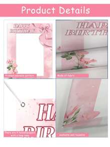 Phông nền màu hồng cho khu chụp ảnh - "Let's Party", chất liệu vinyl màu hồng với nơ, thiết kế hoa, dùng cho sinh nhật, trang trí tiệc cưới, trang trí tiệc công chúa, đa chức năng, trang trí, có thể tái sử dụng, tinh tế, phong cách, chất lượng cao, nhiều màu sắc, hiện đại, tùy chỉnh, cá nhân hóa, độc đáo, nhà cửa, sân vườn, văn phòng, kỷ niệm, ngày lễ tình nhân, ngày của mẹ, sinh nhật, ngày của cha, lễ tốt nghiệp, đám cưới, tân gia, trang trí nhà cửa, kỳ nghỉ hè, nhà cửa và đời sống, không khí Giáng sinh, quà lưu niệm, nhà cửa và đời sống - Nhiều màu - Xem 4