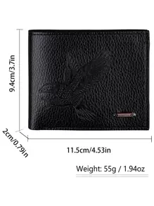 1 Modny męski skórzany portfel, portfel na monety o dużej pojemności, torba na wiele kart, woreczek na monety z zamkiem błyskawicznym, portfel, prezent na Święto Dziękczynienia i urodziny