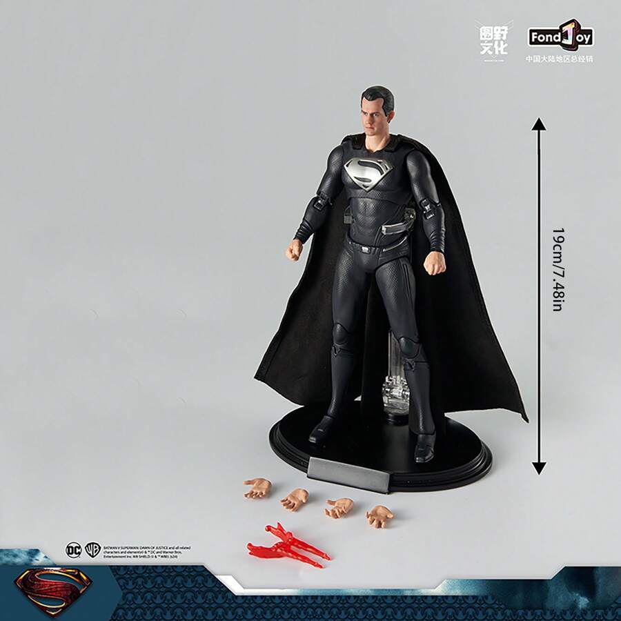 FondJoy Figurine de acțiune de colecție din seria DC, potrivite ca premii, cadouri de ziua de naștere și de Crăciun - SUPRAOM - Vizualizare 1