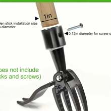 1pc Heavy Duty Aluminum Puller Tool Head, 4 Claw Steel Root Remover For Garden, Ergonomic Design With Comfortable Grip, For Yard And Garden Use (Handle Not Included)