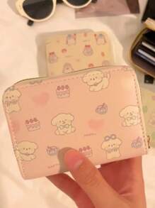 Cute Cartoon Large Capacity Card Holder Women Slim Compact Multi-Card Case Driver License Card Bag Coin Purse For Women Wallet Mini Wallet Purse Wallet Card Wallet - Multicolor - View 7