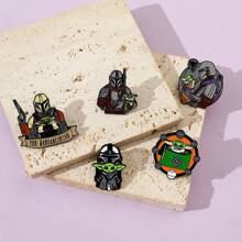 Juego de 1/5 broches de dibujos animados de Disney Personalizados Soldado Esmalte Pin Mochila Ropa Joyería Insignia de Metal Accesorios Un regalo para amigos