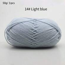 3PCS Handmade Knitted Yarn Blended Yarn DIY Craft Materials