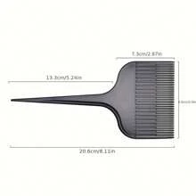 1 pièce/Ensemble de 2 pièces Peigne teinté dégradé, peigne à queue pointue séparateur de cheveux automatique, outil de coloration des cheveux, brosse de teinture des cheveux pour le salon et les soins capillaires personnels