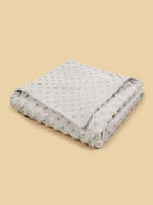 1 件双层绒球羊毛婴儿襁褓毯，柔软舒适，春夏轻便 - 彩色 - 查看 16