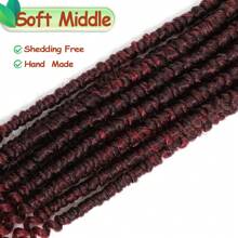 12Inch Passion Twist Crochet Braiding Hair Wigs Spring Twist Hair Twist Bomb Twist Curls End Twist Synthetic Crochet Hair Extension For Women