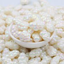 10/20/30 件亚克力云散珠，适合 DIY 珠宝制作，用于耳环和项链工艺品 - 白色雲朵 - 查看 3