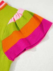 CILKOO Áo tank top thể thao dệt kim chấm bi phối màu dành cho nữ, kiểu dáng thường ngày mùa hè. - Màu Mù tạt vàng - Xem 7