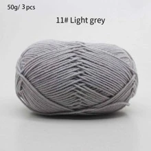 3PCS Handmade Knitted Yarn Blended Yarn DIY Craft Materials
