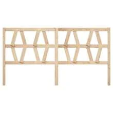 vidaXL Hoofdbord 206x4x100 cm massief grenenhout