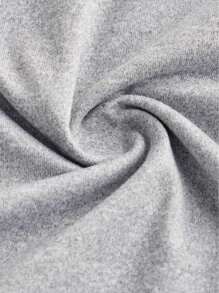 草莓印花图案女式圆领短袖修身短款 T 恤/T 恤 - 淺灰色 - 查看 5