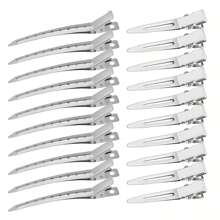 10/20 件装专业女士沙龙定型发不弯曲发夹卷发夹化妆无折痕发夹美发造型工具