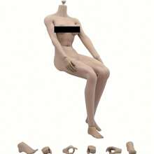 TBLeague Figurine D'action Feminine Color Peau De Blé à L'échelle 1/6 D'environ 34 Cm De Haut - 白色 - 查看 4
