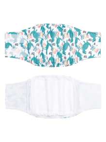 3 Packs Dog Belly Bands, High Absorbency Male Dog Diapers, Washable, Durable Dog Diapers - Premium Male Dog Diapers, Suitable For Dog Incontinence And Puppy Training. - Multicolor - View 6