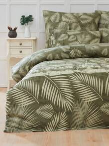 2/3pcs Single And Double Duvet Set Without Fitted Sheet | Comfortable & Elegant Bedding 200x220 160x220 - Green - View 4