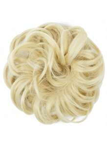 1 sztuka rozczochranych włosów, elastyczna gumka, syntetyczne przedłużki do włosów z falowanymi lokami na co dzień, na imprezę, do cosplayu, gumka do włosów w kształcie kucyka, kolor ombre, syntetyczne włókno, swobodna, imprezowa, pałacowa gumka do włosów, całoroczne gumki do włosów, gumki do włosów, gumki do włosów, gumki do włosów, gumki do włosów, gumki do włosów, gumki do włosów, gumki do włosów