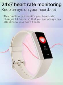 EFFEOKKI EFFEOKKI 1.1" AMOLED Fitness Tracker Smart Watch For Man Women Smart Bracelet Sport Band Waterproof Pedometer Heart Rate/Blood Pressure/Blood Oxygen Monitor Smartwatch