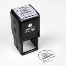 From The Library Of Book Stamps | Custom Stamp | Ex Libris | Great For Personalizing Books I Multiple Designs
