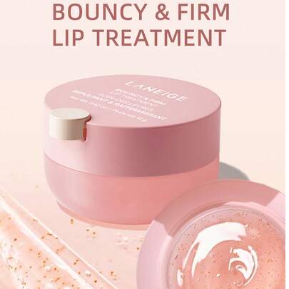 Laneige 12克保湿紧致润唇啫喱，滋养保湿，改善唇部干燥皲裂，唇部护理，胶原蛋白，滋润双唇，护肤，韩国化妆品