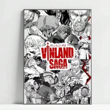 1 pièce Affiches murales sans cadre Vinland Saga Anime Manga, impressions et affiches premium, décoration vintage de salle, bar, café, décoration murale de la maison, impression artistique murale avec cadre en option
