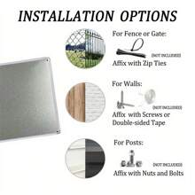 1pc German Vintage Metal Tin Sign, This Is Not A , It's Garden Art, Wall Art Decor For Home Farmhouse Garden Backyard, 7.8 X 11.8 Inches