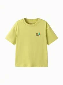 Balabala Sneldrogend T-shirt voor kinderen, modieuze en ademende zomertop