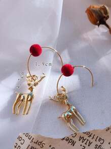 2pcs Creative Fashion Flower Earrings, Daily Decoration Accessories, Girls' Festivals, Birthdays, Parties, Anniversary Commemorative Gifts