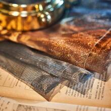 Vintage Style Floral Pattern Embroidered Curtain, 1 Count Retro Decorative Drapes, Window Decorations Supplies For Home Living Room Bedroom - 132*213厘米 - 查看 6