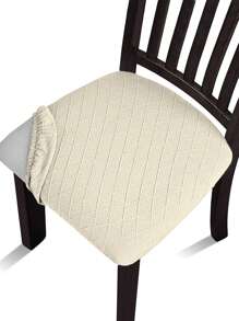 1/4/6 件防水提花座套，可拆卸可洗软垫，适用于厨房、办公室