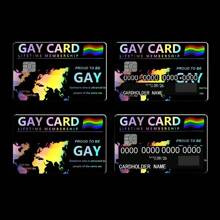 4pcs Ombre Color Card Stickers - Fashionable Holographic Card Decal Stickers, PVC Self-Adhesive Holographic Colored Card Sleeves, Suitable For Credit Cards, Key Cards, Ultra-Thin, Waterproof, Scratch-Resistant, Anti-Slip, Debit Cards, Decorative Card Stickers