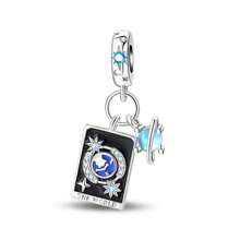 1 stuk verzilverde tarot wereldkaart keizerin kaart scepter een levenskracht kracht orthoker gerechtigheid zwaarden keizer kelk kaart hanger geschikt voor doe-het-zelf sieraden maken originele armband ketting kralen dames sieraden verjaardagscadeau moeder dochter dochter valentijnsdag herdenkingscadeau