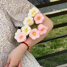 3PCS Handmade Knitted Yarn Blended Yarn DIY Craft Materials